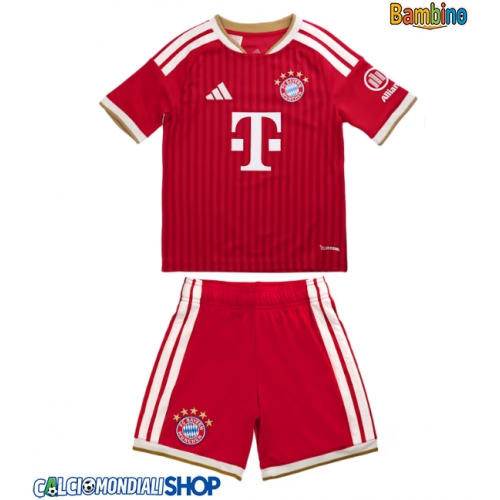 Maglie da calcio Bayern Munich Prima Maglia Bambino 2026-27 Manica Corta + Pantaloni corti)